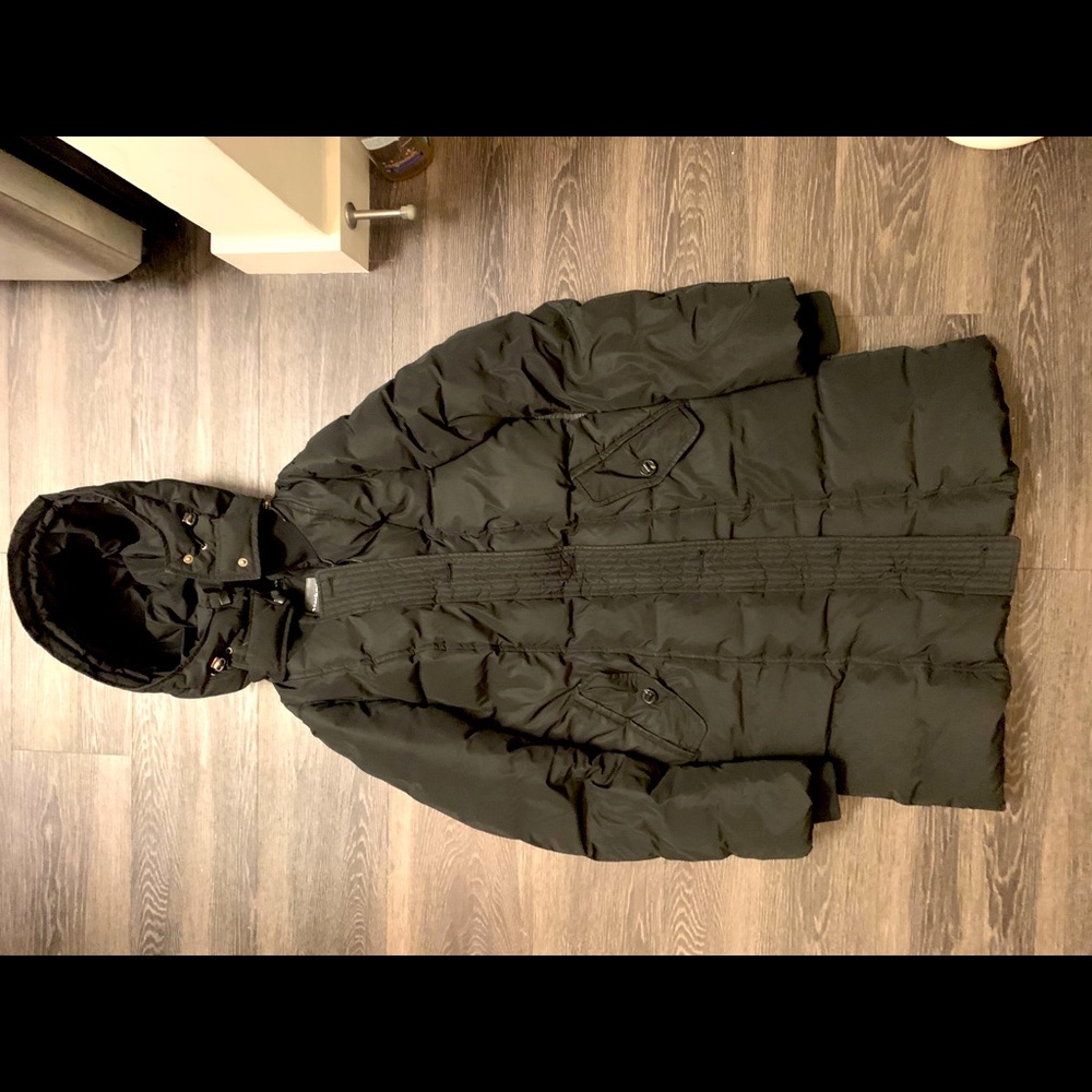 Mackage Black Hooded Coat 100% Authentic